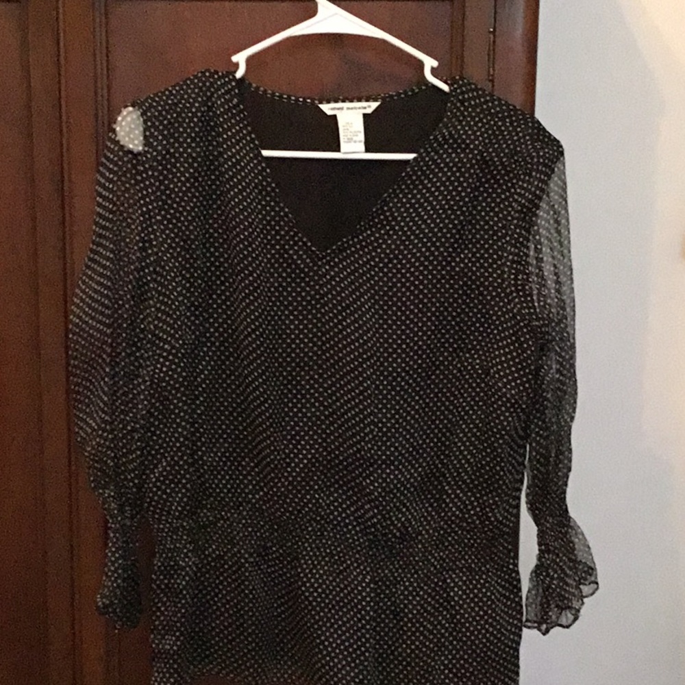 Polka dot blouse